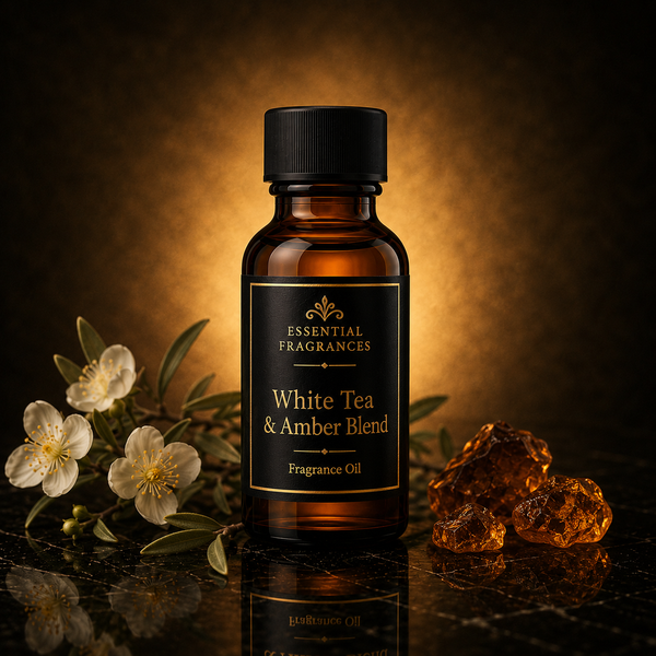 White Tea & Amber – Signature Diffuser Blend 30ml